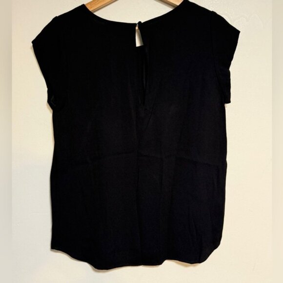 Joie Black Short Sleeve Blouse Women’s Size S - Picture 4 of 8